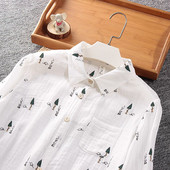 Női pamut ing színes nyomattal