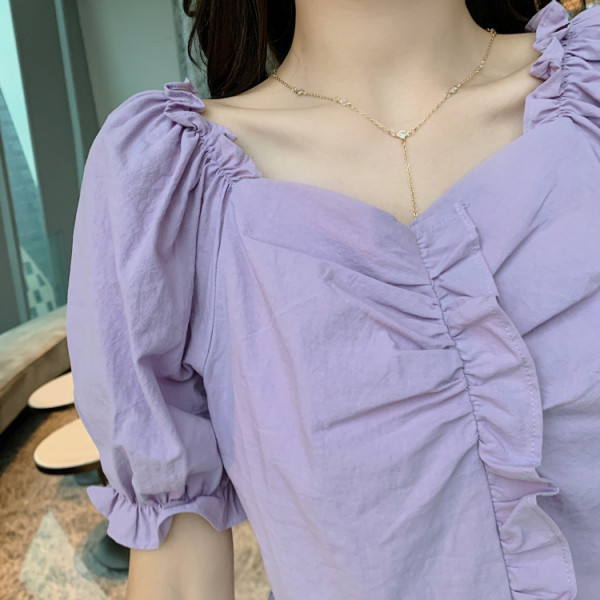 Új modell rövid ujjú női ing