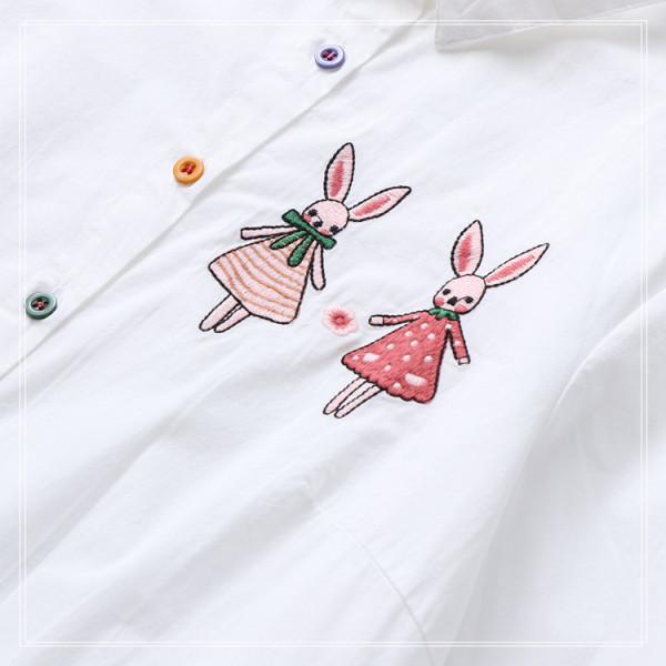 Alkalmi ing színes gombokkal és hímzéssel