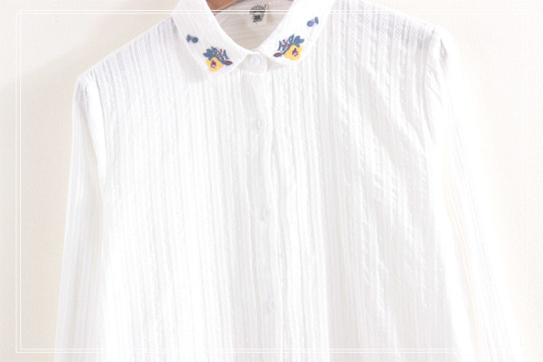 Alkalmi ing színes hímzéssel