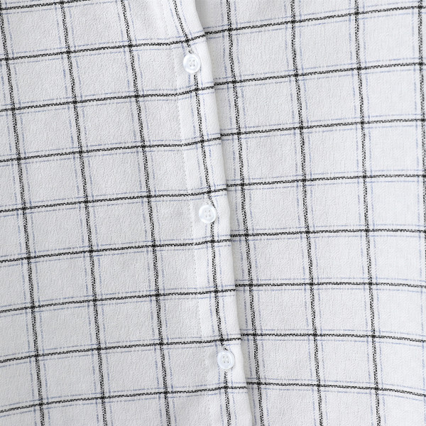 Casual καρό γυναικείο πουκάμισο με γιακά