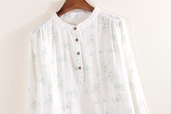 Широк модел риза с флорален десен