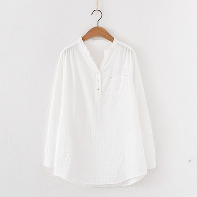 Női alkalmi ing spitz nyakkivágással