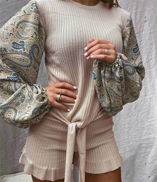 Női kordbársony dzsörzé - blúz és rövidnadrág