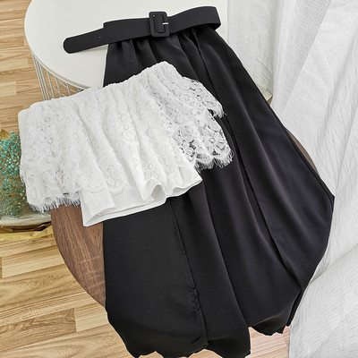 Moodne naiste komplekt kahest osast - püksid ja pluus