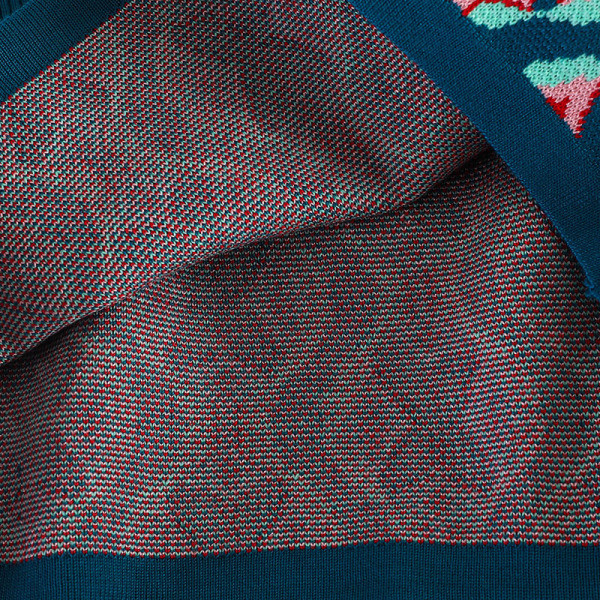 Πολύχρωμο γυναικείο σετ με γυμνούς ώμους