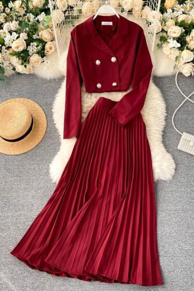 Naiste moodne komplekt - kaheosaline