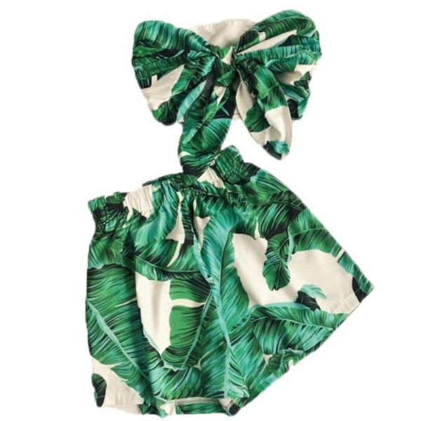 Värviline naiste komplekt kaheosalistest lühikestest pükstest ja rinnast