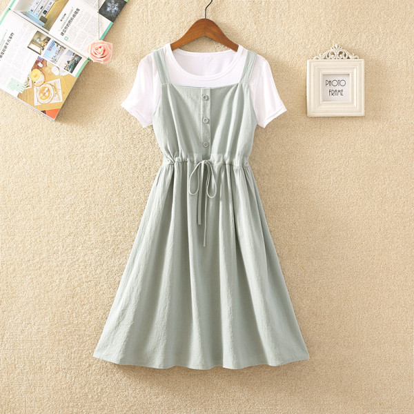 Casual γυναικείο σετ - φόρεμα  και μπλουζάκι