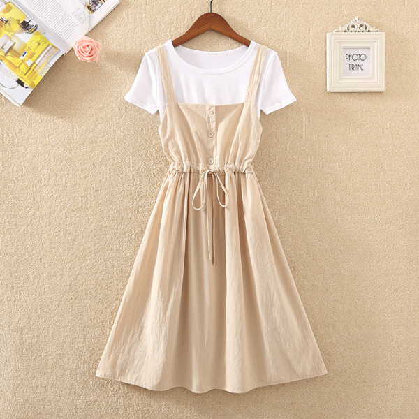 Casual γυναικείο σετ - φόρεμα  και μπλουζάκι