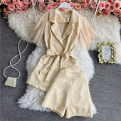 Új modell női szett bézs és fekete színben