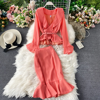 Γυναικείο σετ από δύο μέρη σε διαφορετικά χρώματα