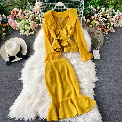 Γυναικείο σετ από δύο μέρη σε διαφορετικά χρώματα