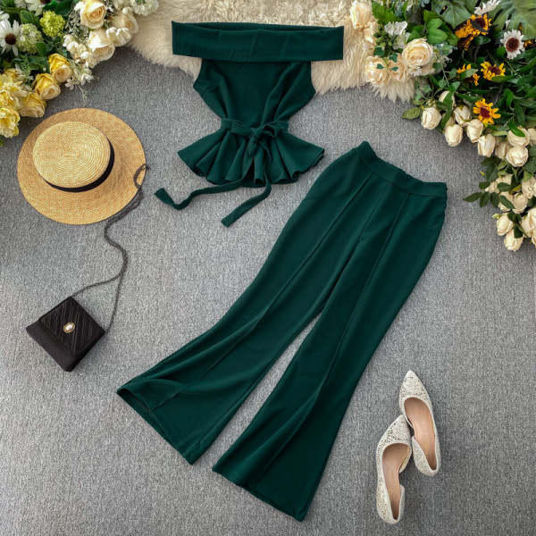 Modern női set-tank felső és nadrág