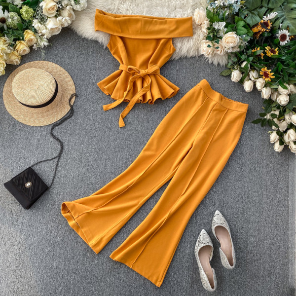 Modern női set-tank felső és nadrág