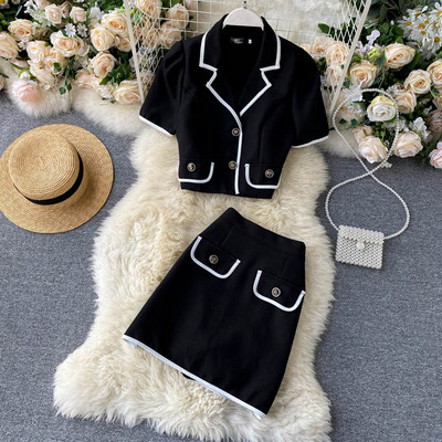 Új modell női szett-szoknya és kabát