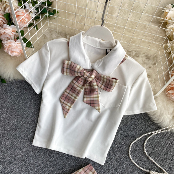 Női alkalmi szett szalaggal