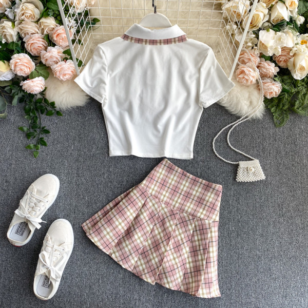 Női alkalmi szett szalaggal