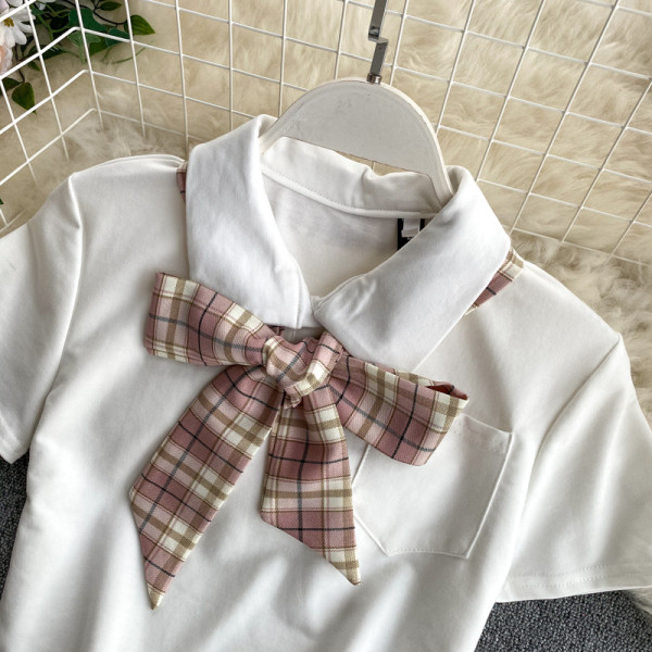 Női alkalmi szett szalaggal