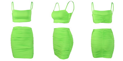 Moodne liibuv naiste komplekt - särk ja seelik