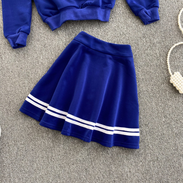 Casual γυναικείο σετ - φούστα και μπλούζα