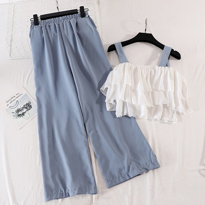 Γυναικείο καθημερινό σετ από δύο μέρη σε τέσσερα χρώματα