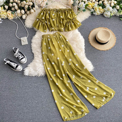 Naiste igapäevane kaheosaline täppide komplekt