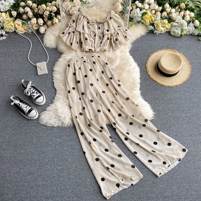 Naiste igapäevane kaheosaline täppide komplekt