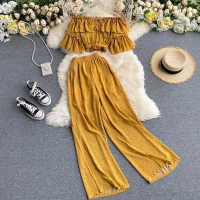 Naiste igapäevane kaheosaline täppide komplekt