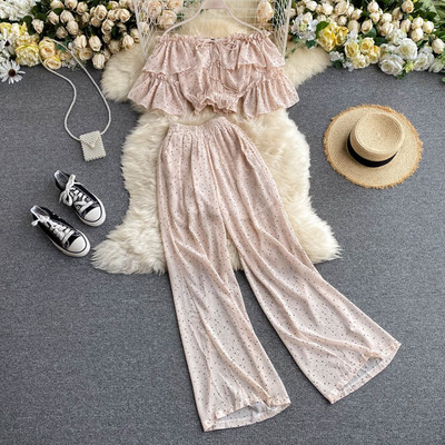 Naiste igapäevane kaheosaline täppide komplekt