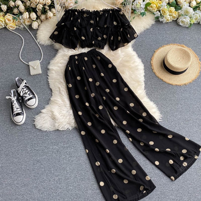 Naiste igapäevane kaheosaline täppide komplekt