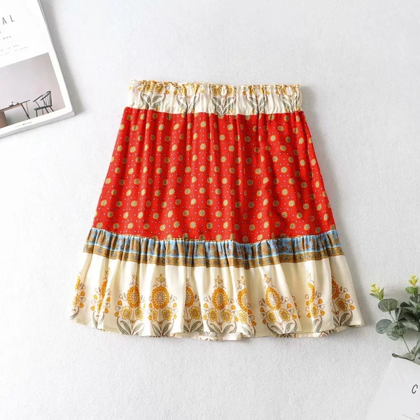 Γυναικείο καλοκαιρινό σετ μπουστάκι  και φούστα