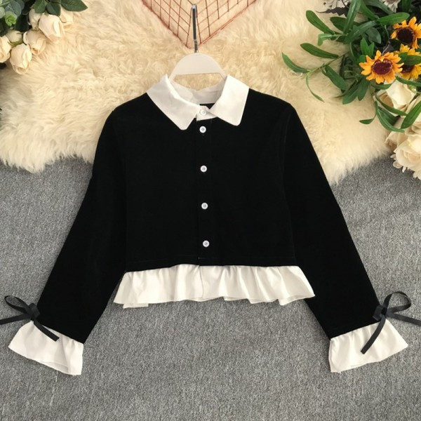 Naiste igapäevane komplekt kahest osast - must