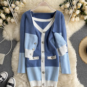 Νέο μοντέλο γυναικείο πλεκτό σετ  - ζακλετα  και φόρεμα