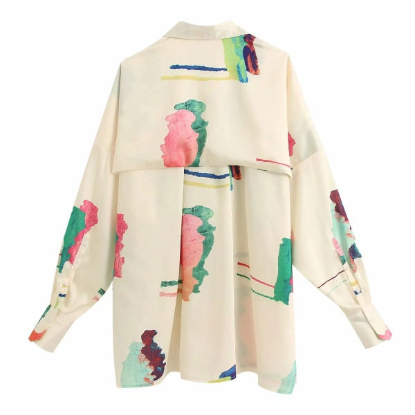 Modern ing és széles nadrág mintás mintával