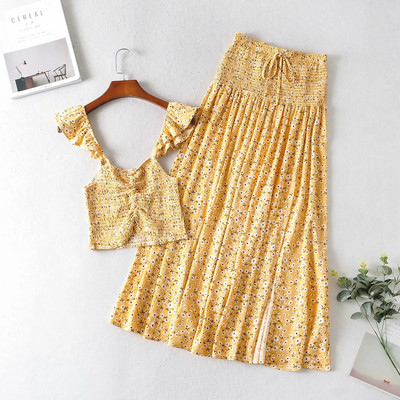 Καλοκαιρινό σετ  - φούστα και μπουστάκι