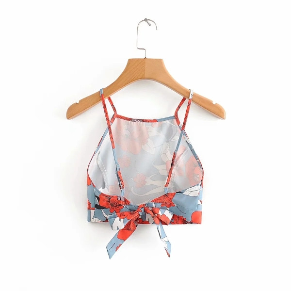 Moodne lillemustriga rinna- ja seelikukomplekt