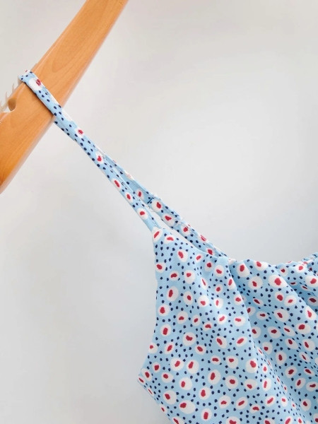 Ljetni komplet bustier i krojena suknja na gumicu