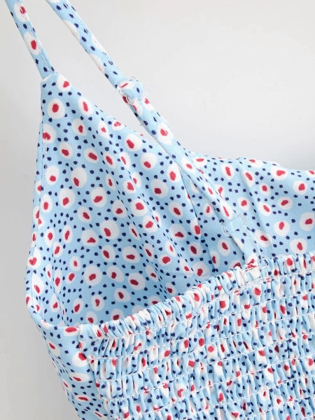 Ljetni komplet bustier i krojena suknja na gumicu