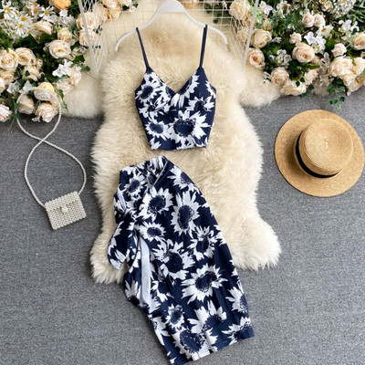 Νέο γυναικείο σετ με μοτίβα λουλουδιών