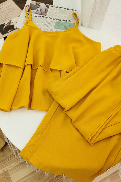 Moodne naiste komplekt kahest osast - püksid ja püksid