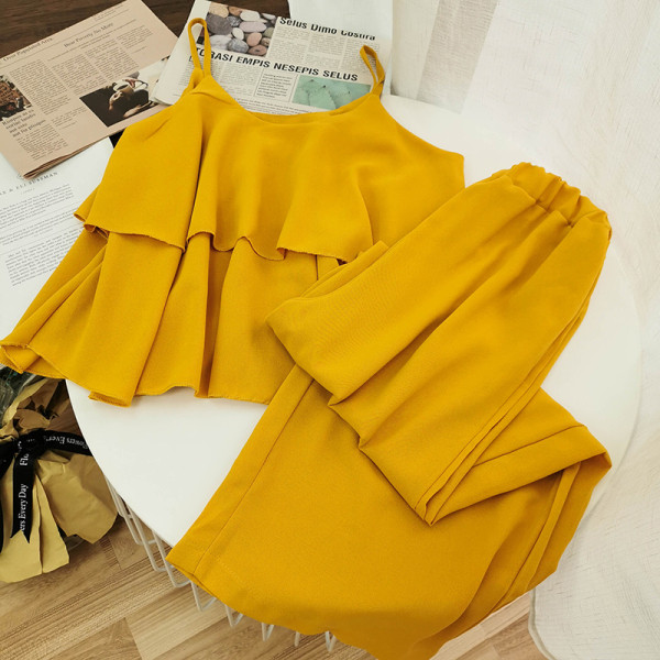 Moodne naiste komplekt kahest osast - püksid ja püksid