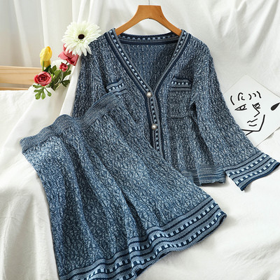 Női alkalmi szett - mellény és szoknya