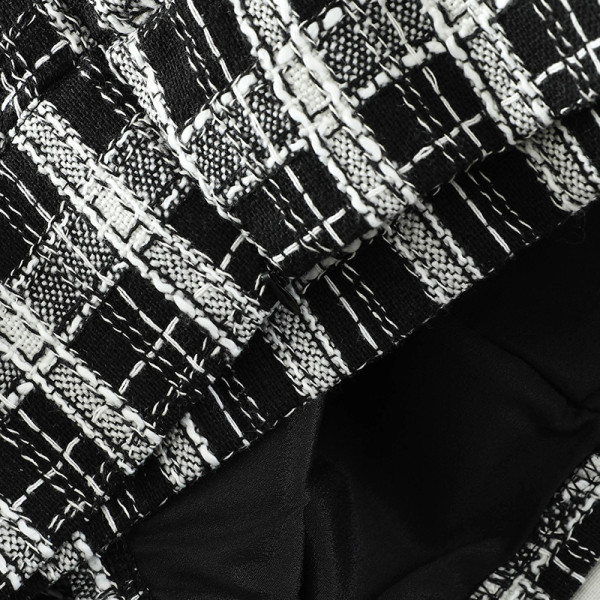 Moderan ženski karirani komplet dvodijelni