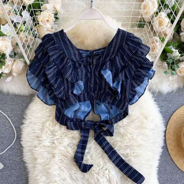 Új modell nyári női szett kék színben