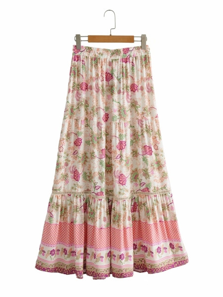 Naiste kevad-suvine seeliku ja roosi komplekt