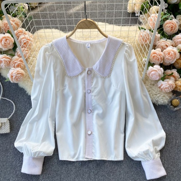 Napi női szett kék-fehér színben