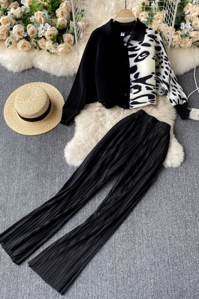 Set de cămașă și pantaloni lungi pentru femei moderne