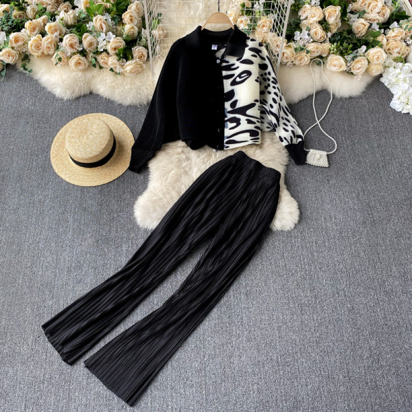 Set de cămașă și pantaloni lungi pentru femei moderne