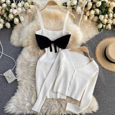 Νέο μοντέλο γυναικείο σετ - ζακέτα  και φόρεμα